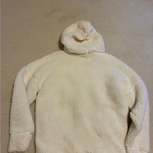 PrAna Cream Sherpa Hoodie - Picture 5 of 8